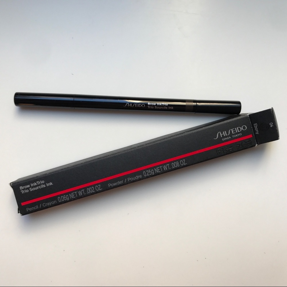 SHISEIDO BROW INK TRIO EBONY PENCIL BNIB